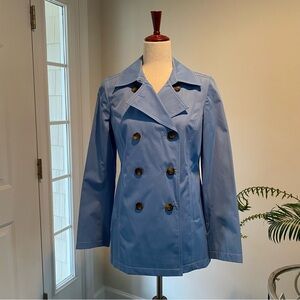 Michael Kors Blue Rain Jacket Women’s Size Small